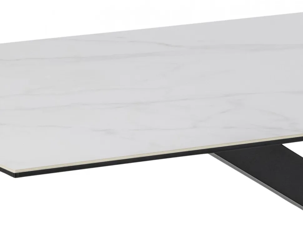Ceramiczny stół imitacja białego marmuru Heaven