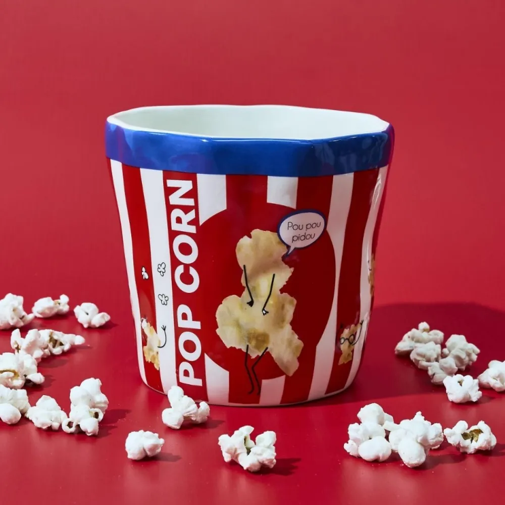 Ceramiczny pojemnik na popcorn 14 cm * HowHomely New