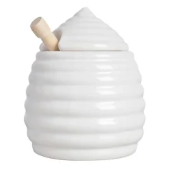 Ceramiczny słoik na miód z łyżeczką * Esschert Design