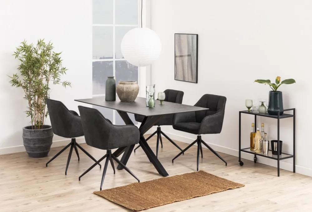 Ceramiczny stół Heaven matowa szarość * Actona Outlet
