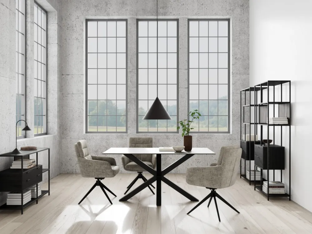 Ceramiczny stół Heaven matowa szarość * Actona Outlet