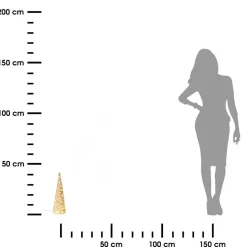 Choinka świecąca LED szara z brokatem 40 cm