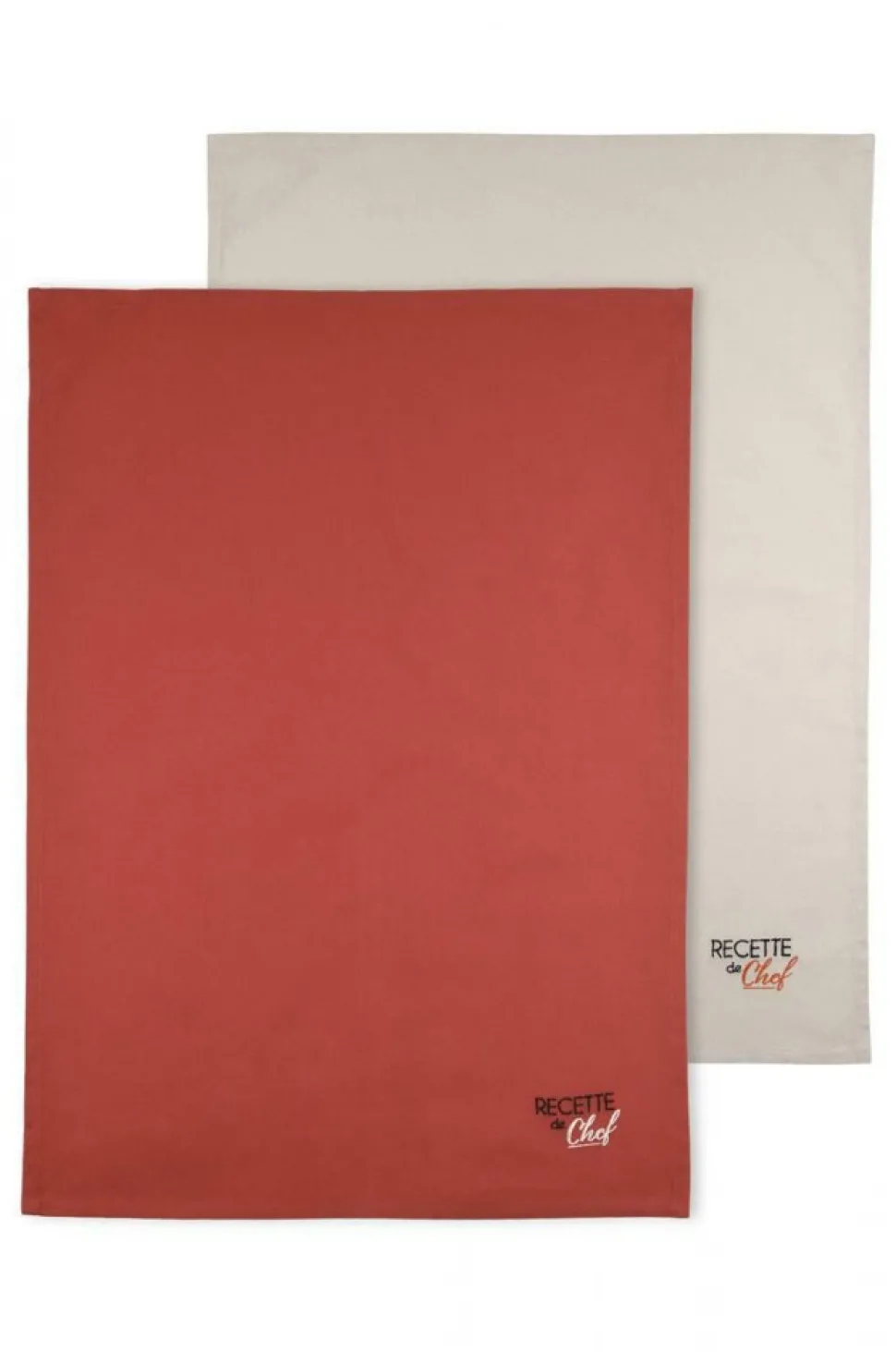 Ścierki kuchenne DUO 50x70 ceglana jasnobeżowa