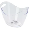 Cooler do szampana z przezroczystego tworzywa 27x20x19,6 cm