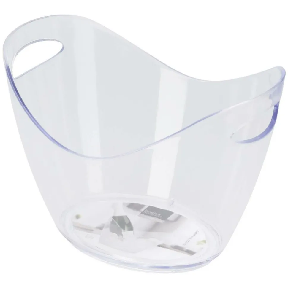 Cooler do szampana z przezroczystego tworzywa 27x20x19,6 cm