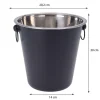Cooler metalowy z uchwytami czarny