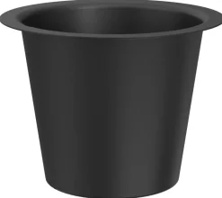 Czarna doniczka do lamp Flores 13,5,x10,5 * Luminex Outlet