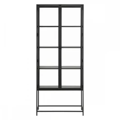 Czarna witryna Seaford 185,6 cm * Actona Best