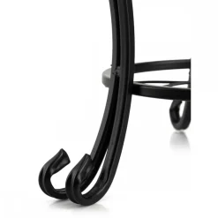 Czarny kwietnik stojący 63 cm
