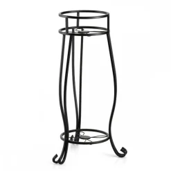 Czarny kwietnik stojący 63 cm