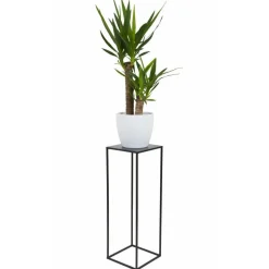 Czarny nowoczesny kwietnik stojący 70 cm LOFT