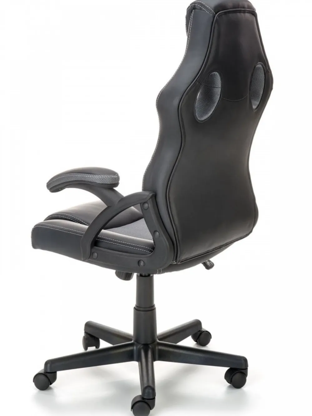 Czarny fotel biurowy Berkel * Halmar New