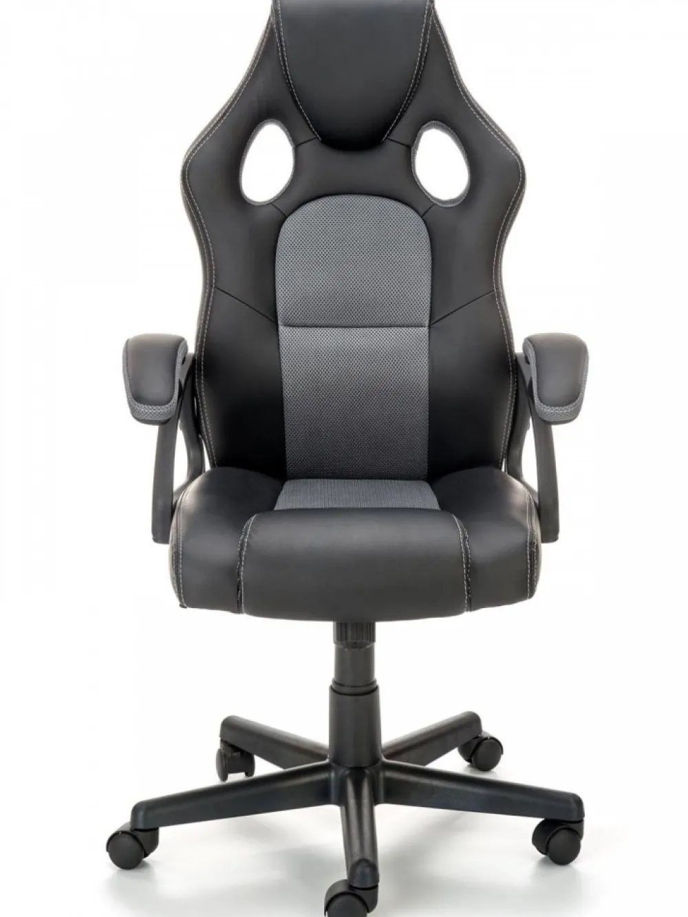 Czarny fotel biurowy Berkel * Halmar New