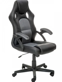 Czarny fotel biurowy Berkel * Halmar New