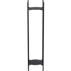 Czarny kwietnik stojący na 2 doniczki 100 cm * HowHomely Hot
