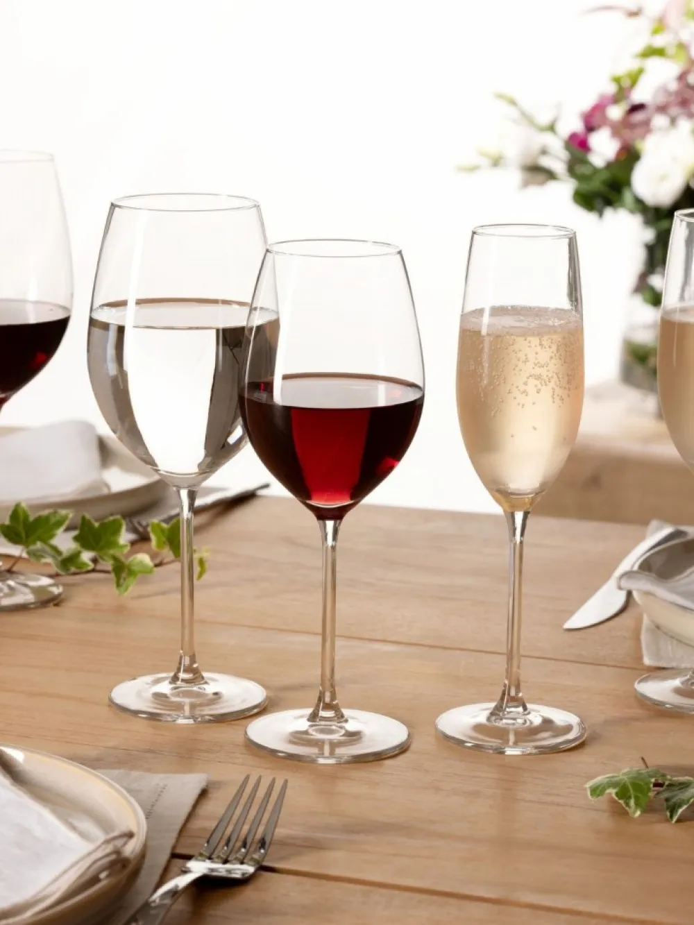 18-częściowy zestaw kieliszków do wina i szampana Lina * Secret de Gourmet Best
