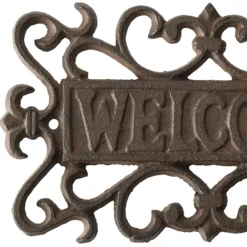 Dekoracja żeliwna na drzwi z napisem Welcome * Esschert Design Hot