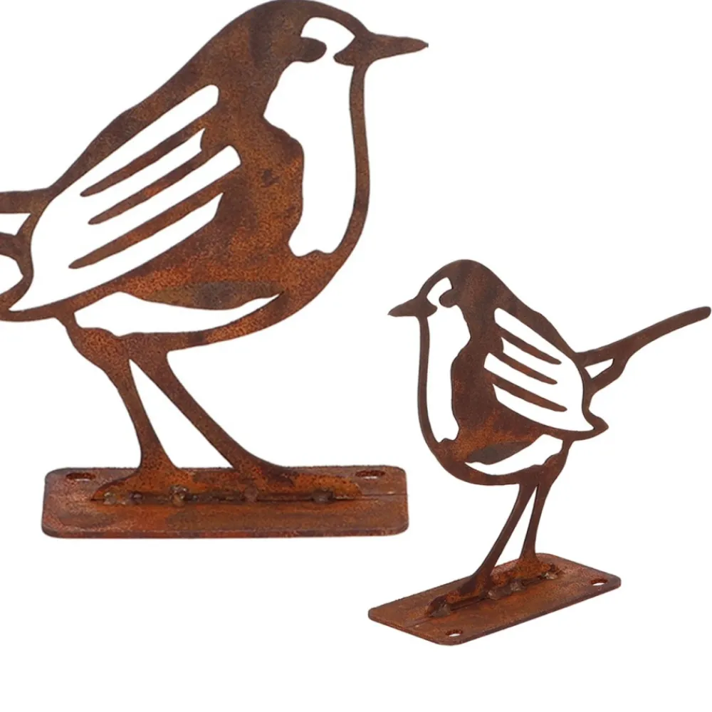 Dekoracja ogrodowa Ptak Rudzik 12,5x10 cm * Esschert Design