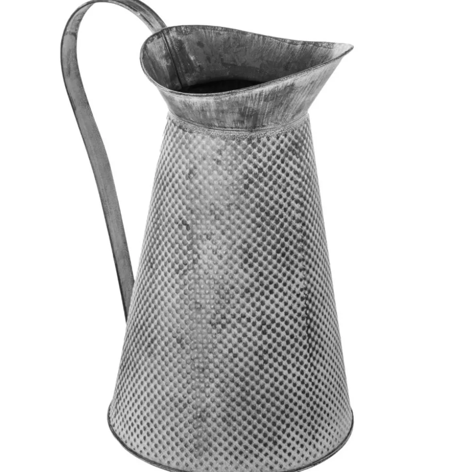 Dekoracyjny dzbanek z metalu 28 cm