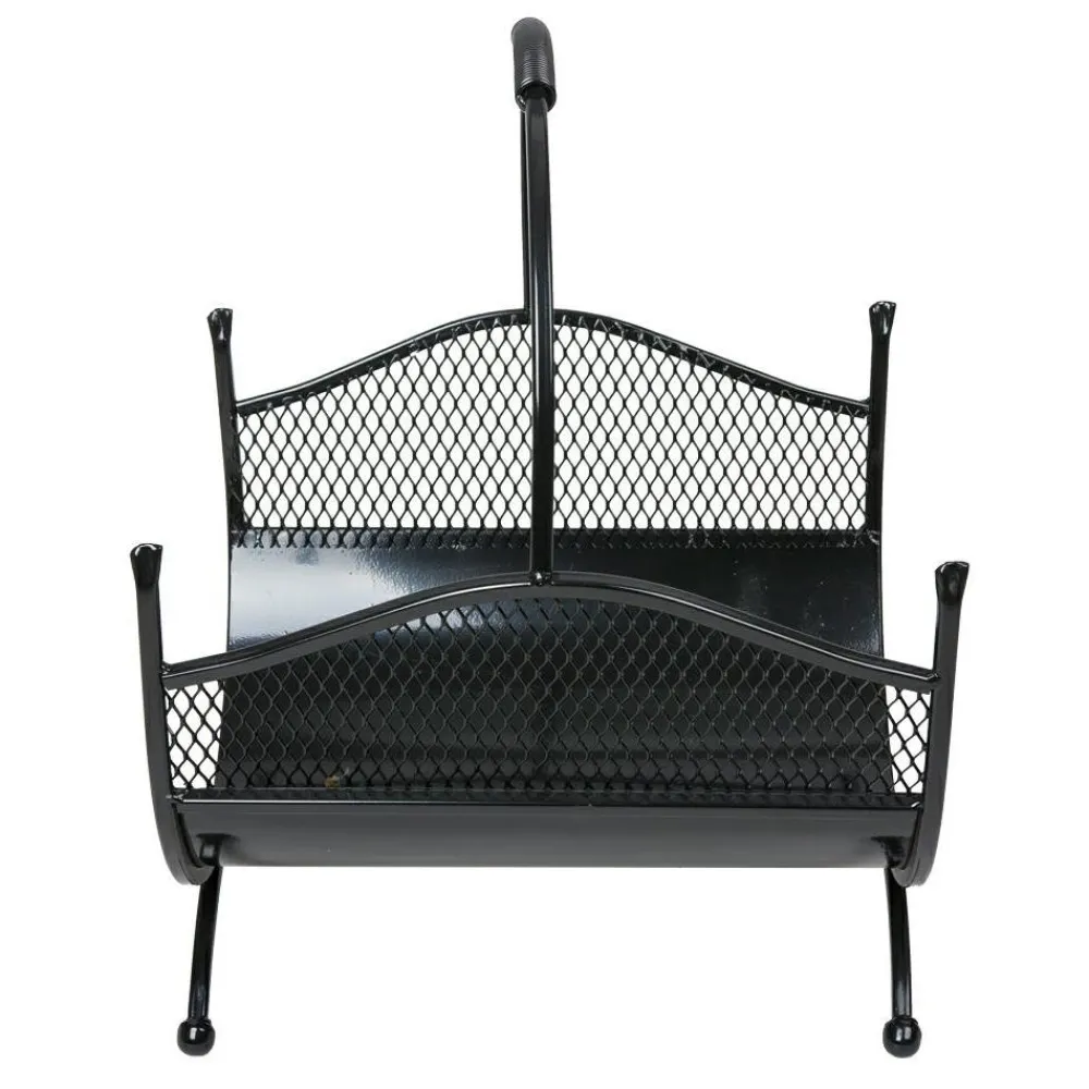Dekoracyjny kosz na drewno Criss metal 40 cm * Dąstal Clearance