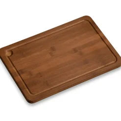 Deska do krojenia i serwowania ciemny bambus 38 x 25 cm
