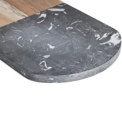 Deska do krojenia z uchwytem czarny marmur 38x18 cm