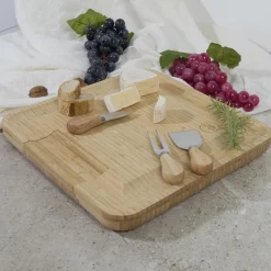 Deska do serów La Table z 3 nożami