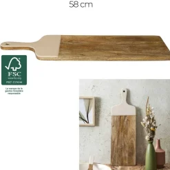 Deska do serwowania TONE 58 cm drewno