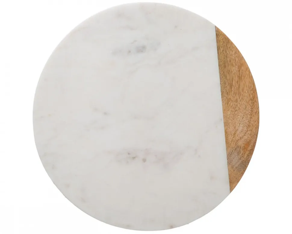 Deska obrotowa 30 cm White Marble