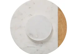 Deska obrotowa 30 cm White Marble