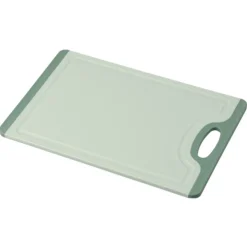 Deska do krojenia plastikowa antypoślizgowa zielona z uchwytem 36,5x24,5x0,9 cm * Kesper Best