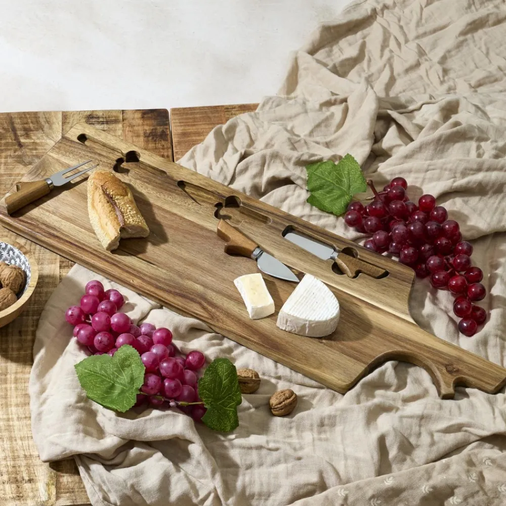 Deska do serów Fromage Set z nożami * HowHomely Best