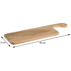 Deska podłużna drewno teak 40x13 cm * Excellent Houseware Discount