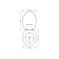 Deska sedesowa Marble beżowy marmur * TENDANCE