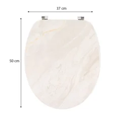 Deska sedesowa Marble beżowy marmur * TENDANCE