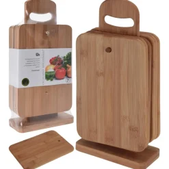 Deski bambusowe na stojaku zestaw 6 szt * Excellent Houseware Online