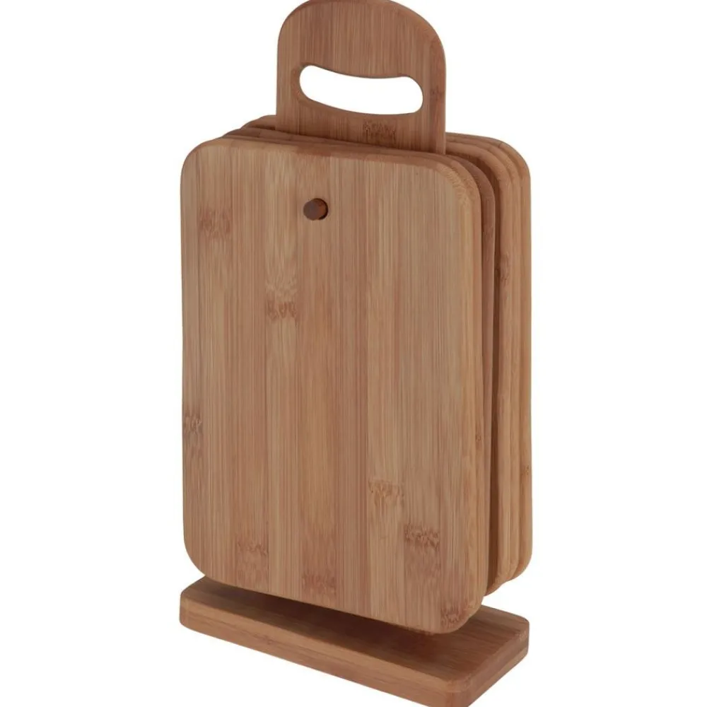 Deski bambusowe na stojaku zestaw 6 szt * Excellent Houseware Online