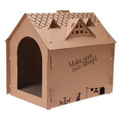 Domek kartonowy dla kota 48x44 cm