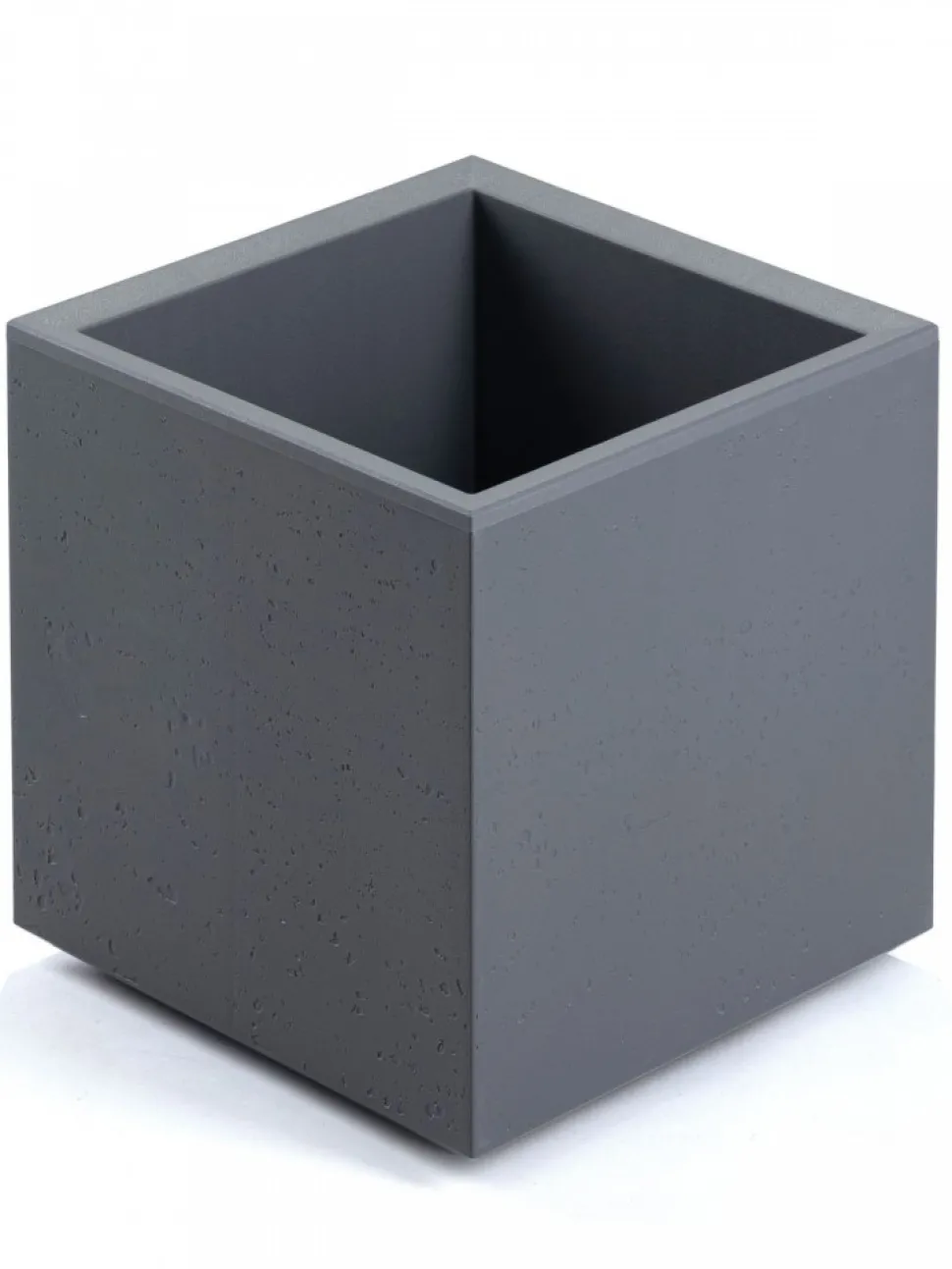 Donica Betonique na kółkach recykling beton szary 30x30xh30 cm