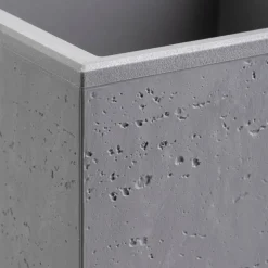 Donica Betonique na kółkach szary beton 90x30xh30 cm