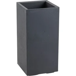 Donica Betonique na kółkach ECO antracyt 30x30xh60 cm