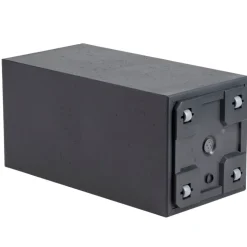 Donica Betonique na kółkach ECO antracyt 30x30xh60 cm