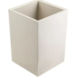 Donica Betonique na kółkach beton recykling beż H60x40 cm