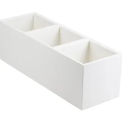Donica Betonique na kółkach deska recykling kremowy 90x30xh30 cm