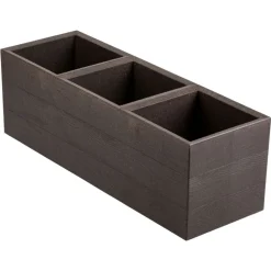 Donica Betonique na kółkach deska coffee espresso 90x30xh30 cm