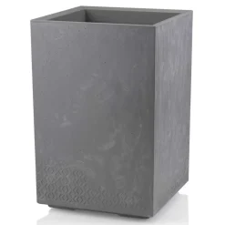 Donica Betonique na kółkach szary beton H60x40 cm