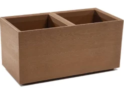 Donica Betonique na kółkach ECO wood h39x78 cm