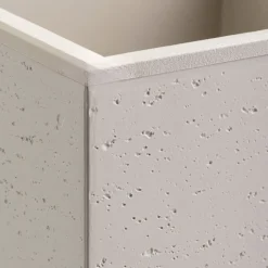 Donica Betonique na kółkach beton recykling beż 30x30xh30 cm