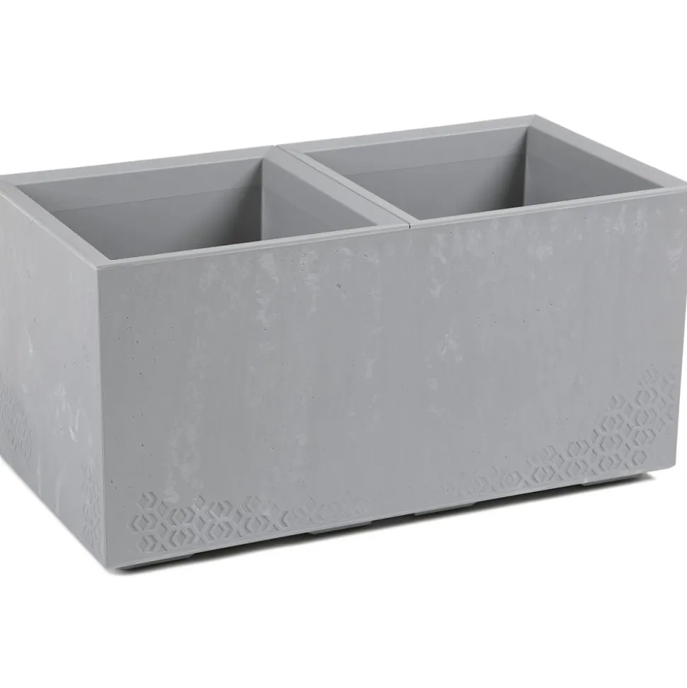 Donica Betonique recykling szary beton h39x78 cm