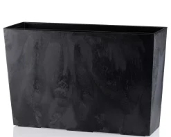 Donica Bloom Czarny Beton h36x56cm